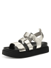 Tamaris Römersandalen in Silber