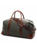 SID & VAIN Reisetasche echt Leder Weekender groß | Ledertasche LENNOX in blau