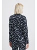 ICHI Blazer IHKATE Regular fit in Total Eclipse Zebra Flower aop
