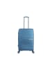 Saxoline SX Resort Trolley TSA Zahlenschloss Spinner 65 cm in blue