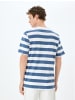 KOTON TSHIRT SS in Blau Gestreift