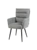 DUBI Möbel 2er-Set: Esszimmerstuhl Mika-Yann in Grau - (B)59 x (H)94 x  (T)66 cm