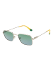 Funky Buddha Herren Sonnenbrillen Rechteck Silber