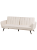 Beliani Schlafsofa VIMMERBY in Beige - (W) 212 x (H) 90 x (L) 80 cm