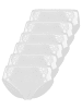 Nina von C. 6er Pack Damen Hüftslip in weiss