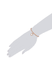Lulu & Jane Armband Herz aus Messing mit Zirkonia in roségold