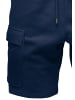 Humy Bermuda Sweat Shorts Casual Cargotaschen in Navy