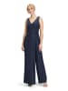 Vera Mont Jumpsuit im Glitzer-Look in Dark Blue/Grey