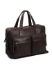 The Chesterfield Brand Wax Pull Up Aktentasche Leder 43 cm Laptopfach braun