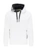 Bruno Banani Hoodie ohne Reißverschluss REED in Weiß