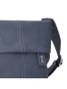 Zwei Mademoiselle.M Umhängetasche 22 cm in nubuk blue