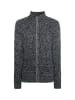 ICEBOUND Herren Cardigan in Schwarz
