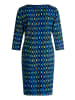 CARTOON Casual-Kleid mit Muster in Blau/Grün