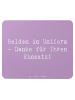 Mr. & Mrs. Panda Mouse Pad Spruch Polizist Held mit Spruch in Lavendeltraum