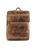 Greenburry Vintage Daypack Leder 42 cm Laptopfach braun