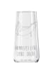 Mr. & Mrs. Panda Glas Stinktier Yoga mit Spruch in Transparent