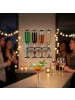 relaxdays Flaschenhalter in Silber
