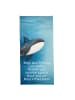 Mr. & Mrs. Panda Strandtuch Orca Design mit Spruch in OZeichenanblue