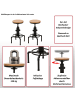 MCW 2er-Set Barhocker N23, Natur