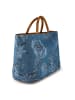 Liu Jo Sira Shopper Tasche L 40 cm in denim flowers