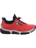 rieker Lowtop-Sneaker in flamme/schwarz