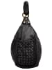 Samantha Look Handtasche echt Leder in schwarz