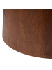 Beliani Esszimmertisch WYLIE in Weiß/Braun - (W) 120 x (H) 76 x (L) 120 cm