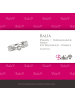 BALIA 333 Weißgold - 8 Karat Damen Ringe Crossed Fingerring 60 (19,1)