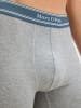 Marc O'Polo Langer Boxer Modal in grey melange/gray mist/blue