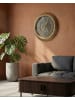 Beliani Wanduhr CAUDETE in Gold/Schwarz - (W) 50 x (H) 50 x (L) 6 cm