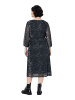 Ulla Popken Midikleid in schwarz