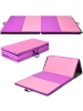 COSTWAY Gymnastikmatte 240x117x5cm in Rosa