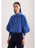 Seidensticker Hemdbluse Regular in Mittelblau