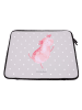 Mr. & Mrs. Panda Notebook Tasche Axolotl Tanzen ohne Spruch in Grau Pastell