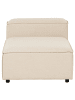 Beliani Sofaelement ARDAL in Beige/Schwarz - (W) 88 x (H) 68 x (L) 120 cm