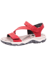 rieker Sandalen in fire/rot-weiss