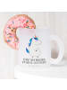 Mr. & Mrs. Panda Teetasse Einhorn Mann mit Spruch in Transparent