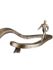 GILDE Skulptur Path bronzefarben - (H) 25 cm