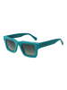 Funky Buddha Frauen Sonnenbrille Rechtwinklig Türkis
