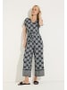More & More unkomplizierter Jumpsuit, Print in palm print
