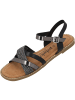 palado Riemchensandalen in black pewter combi