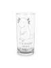 Mr. & Mrs. Panda Wasserglas Axolotl Niedlich mit Spruch in Transparent