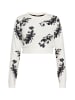 ebeeza Damen Pullover in WOLLWEISS SCHWARZ