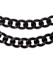 Steel_Art Schmuckset Herren mit Halskette und Armband Set Tommy schwarz farben in schwarz