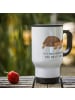 Mr. & Mrs. Panda Travel Mug Schildkröte MHerzieren mit Spruch in Weiß