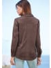 LASCANA Hemdbluse in taupe