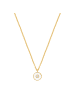 Ania Haie Halskette The White Emaille Pendant in gold