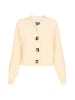 DreiMaster Vintage Damen Cardigan in Wollweiss