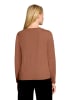 BETTY & CO Casual-Shirt mit Rundhalsausschnitt in Dark Brown Melange