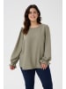 KAFFE curve Langarm-Bluse KCniki Regular fit in Vetiver CC